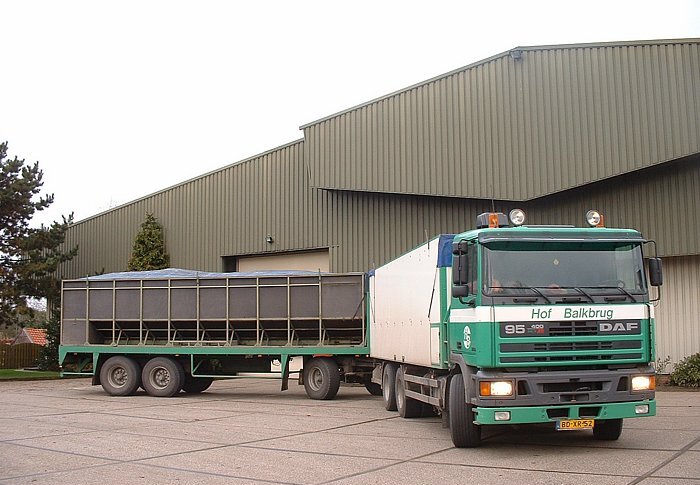 DAF 95.400 met onderlosser