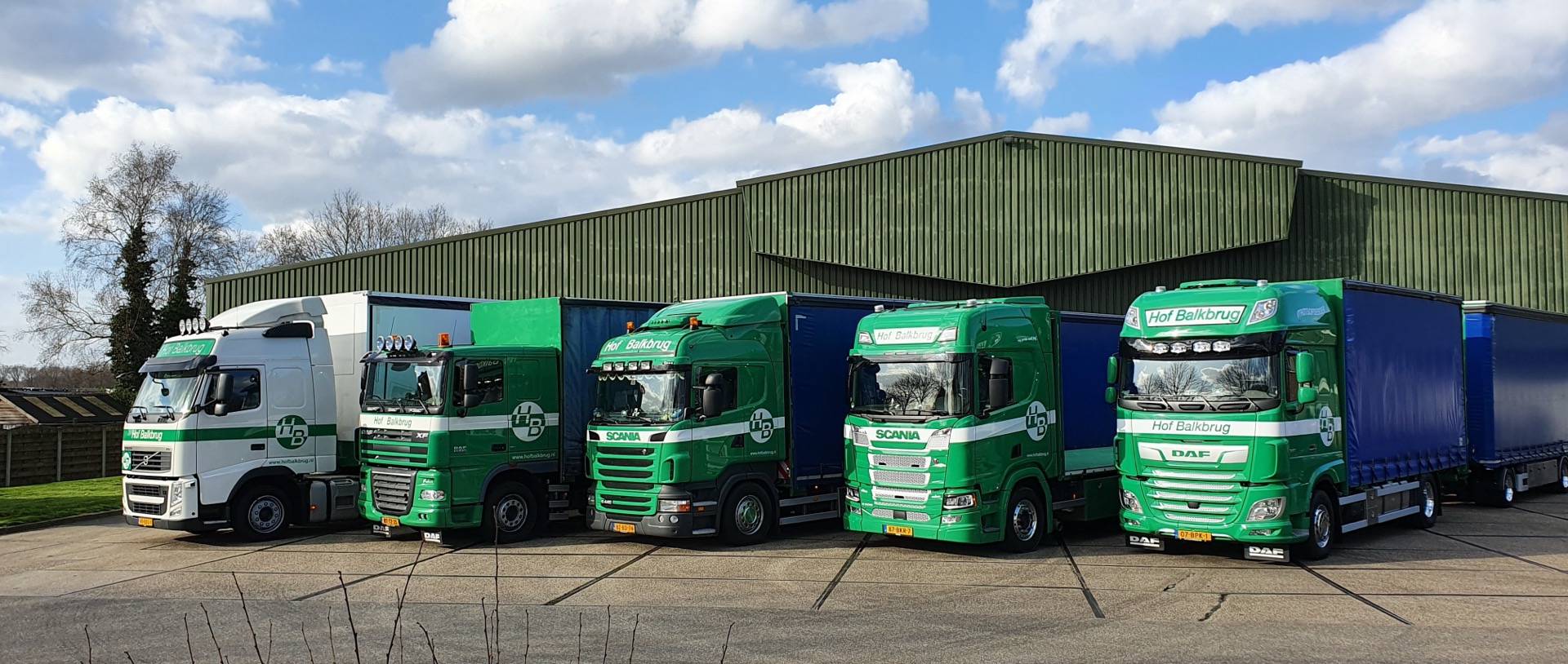 Bedrijfsterrein van Hof Balkbrug aan de Zwolseweg in Balkbrug, Overijssel